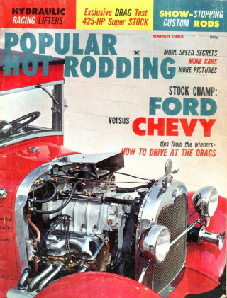 POPULAR HOT RODDING 1963 MAR - FORD vs CHEVY, RAMCHARGER TEST